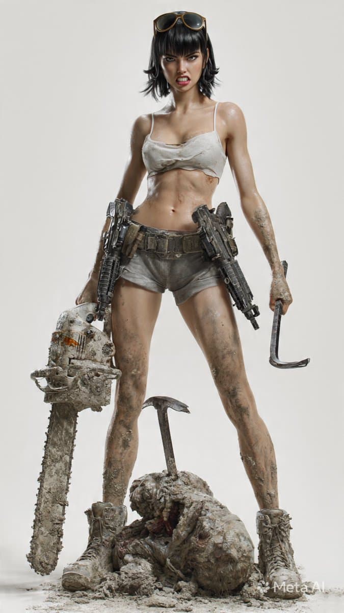 Post-Apocalyptic 3D Zombie Survivor — example 1