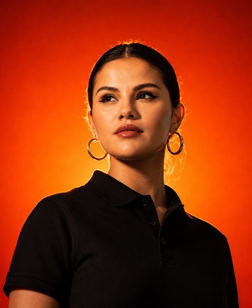Fiery Studio Fashion Portrait — example 1
