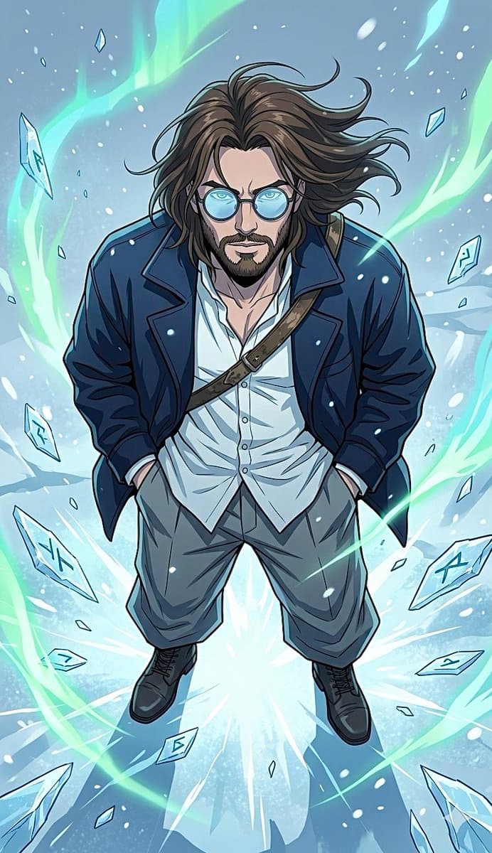 Anime Graphic Novel Man Illustration — example 1