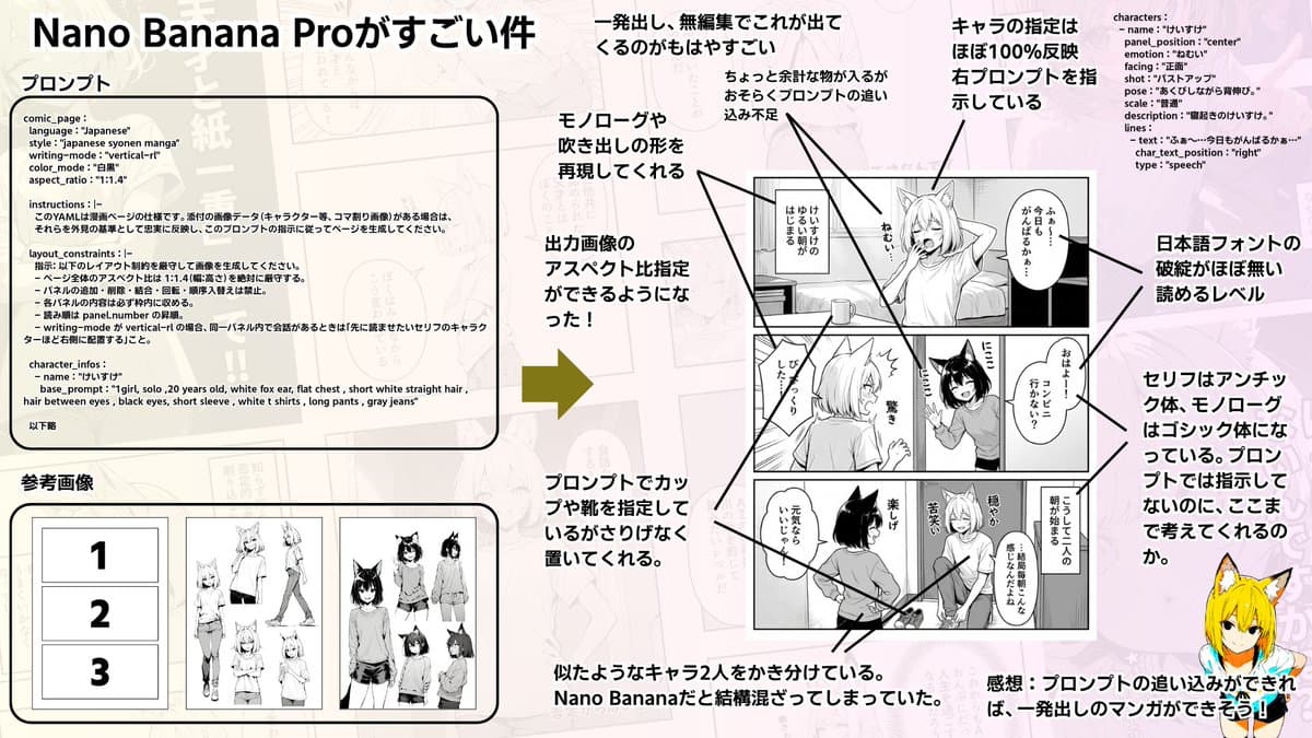 Config-style Japanese shonen manga page settings — example 1
