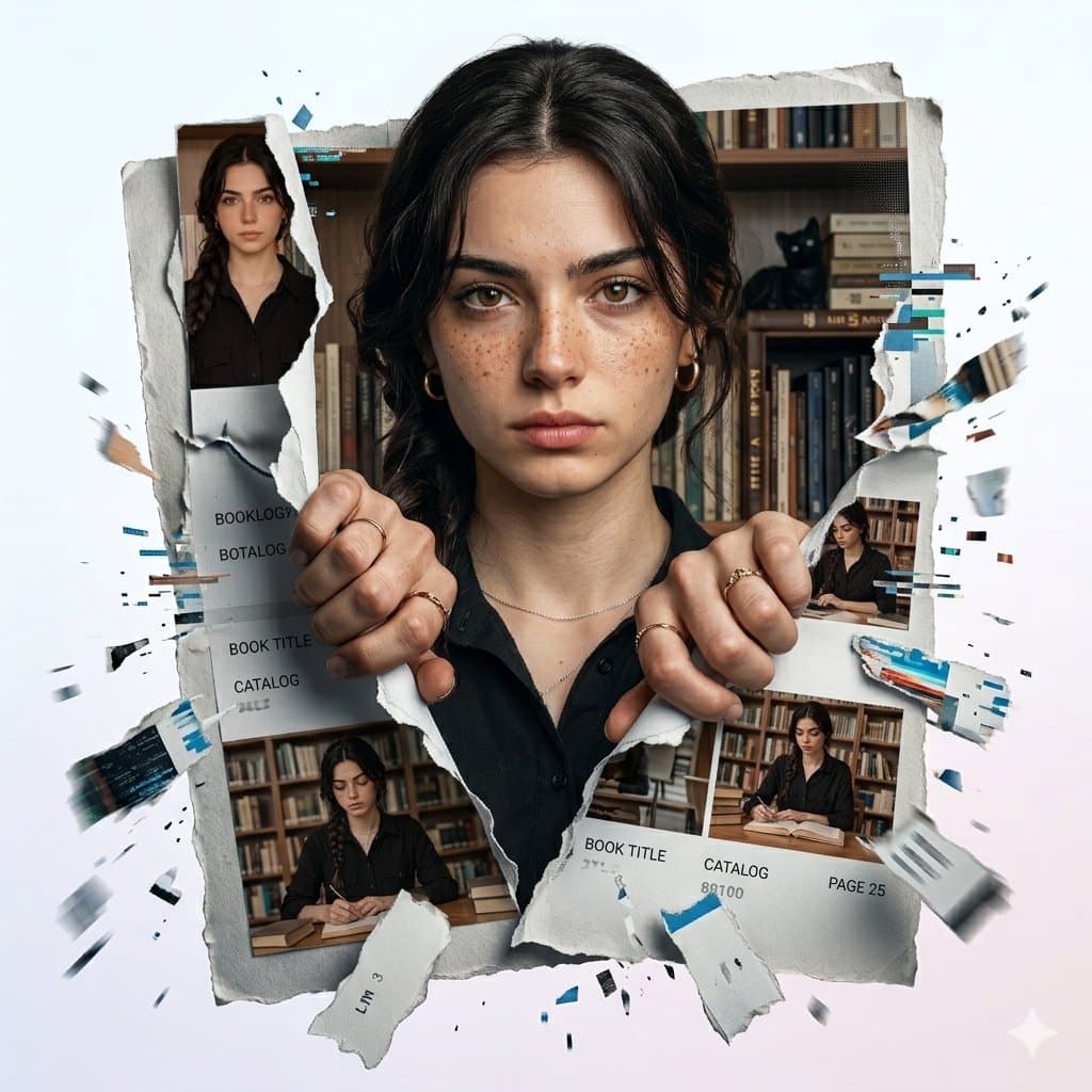 Torn Social Media Profile Art — example 1