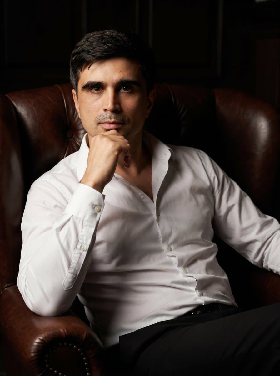 Professional Executive Portrait in Armchair