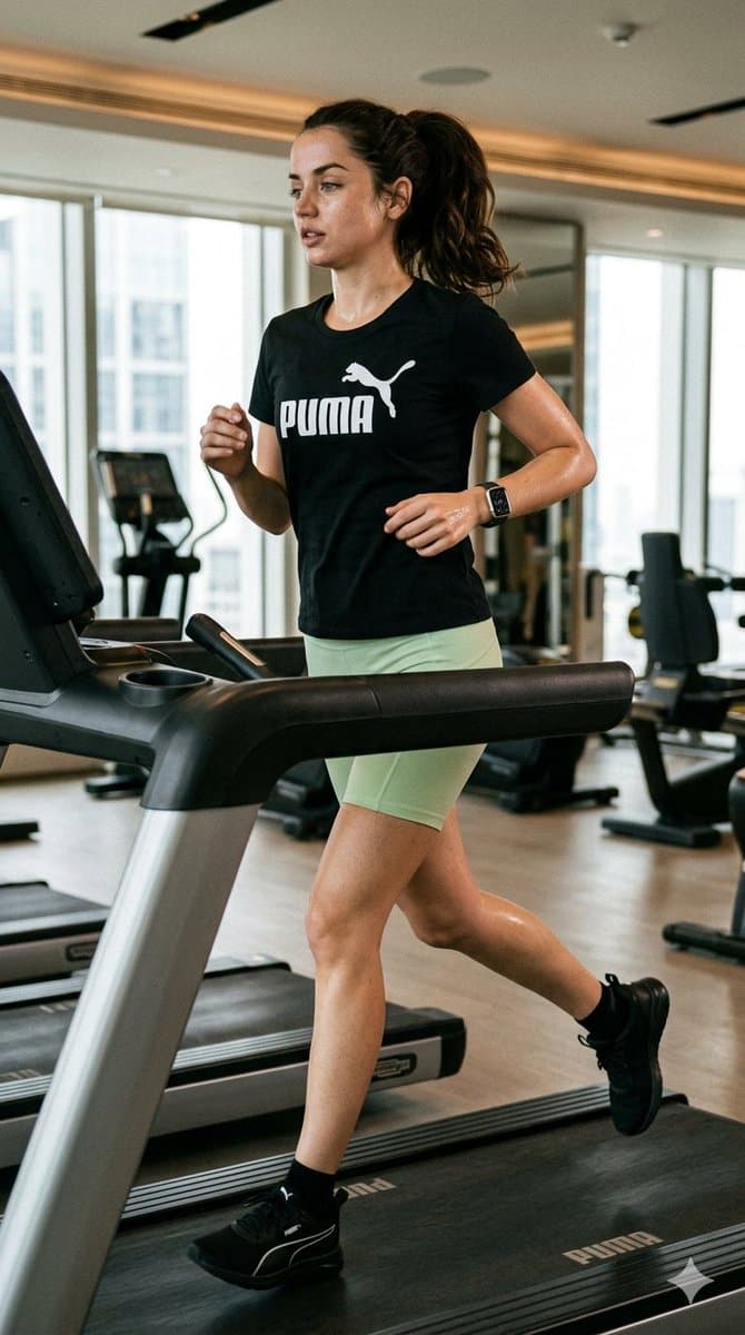 Luxury Gym Jogging Portrait — example 1