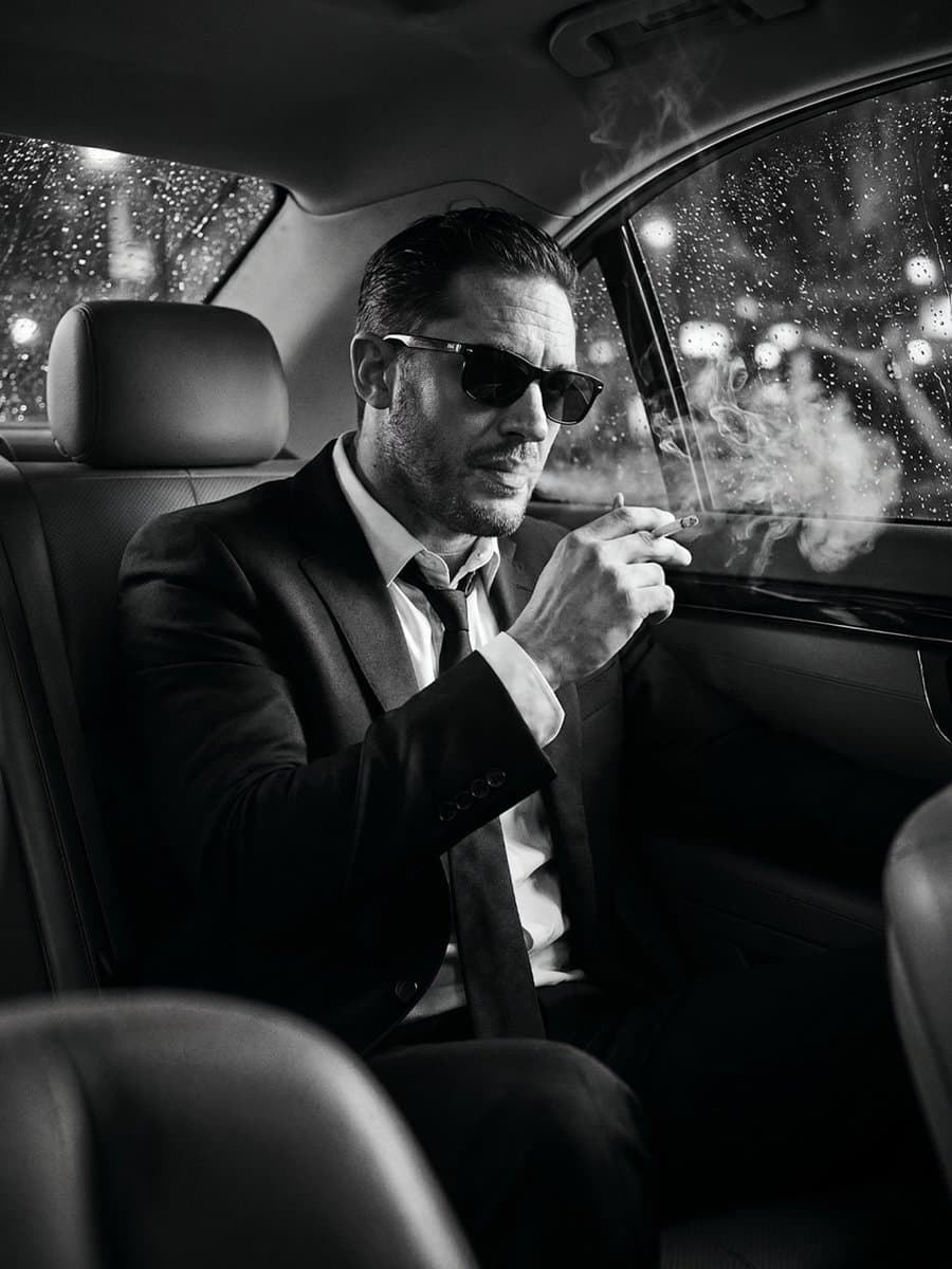 Cinematic Noir Luxury Car Portrait — example 1