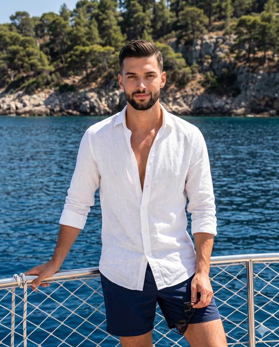 Luxury Nautical Lifestyle Portrait