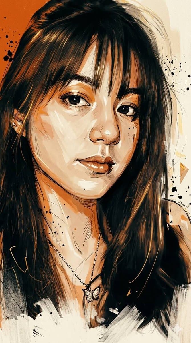 Cinematic Tactical Sketch Portrait — example 1