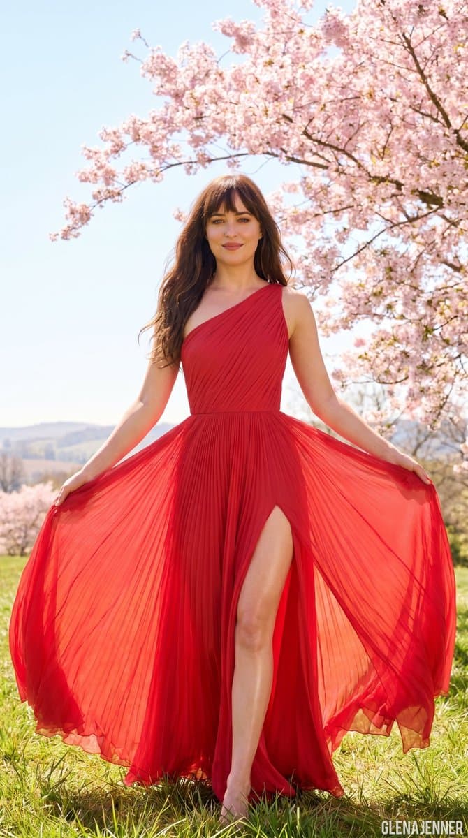 Luxury Fashion Editorial Spring Portrait — example 3