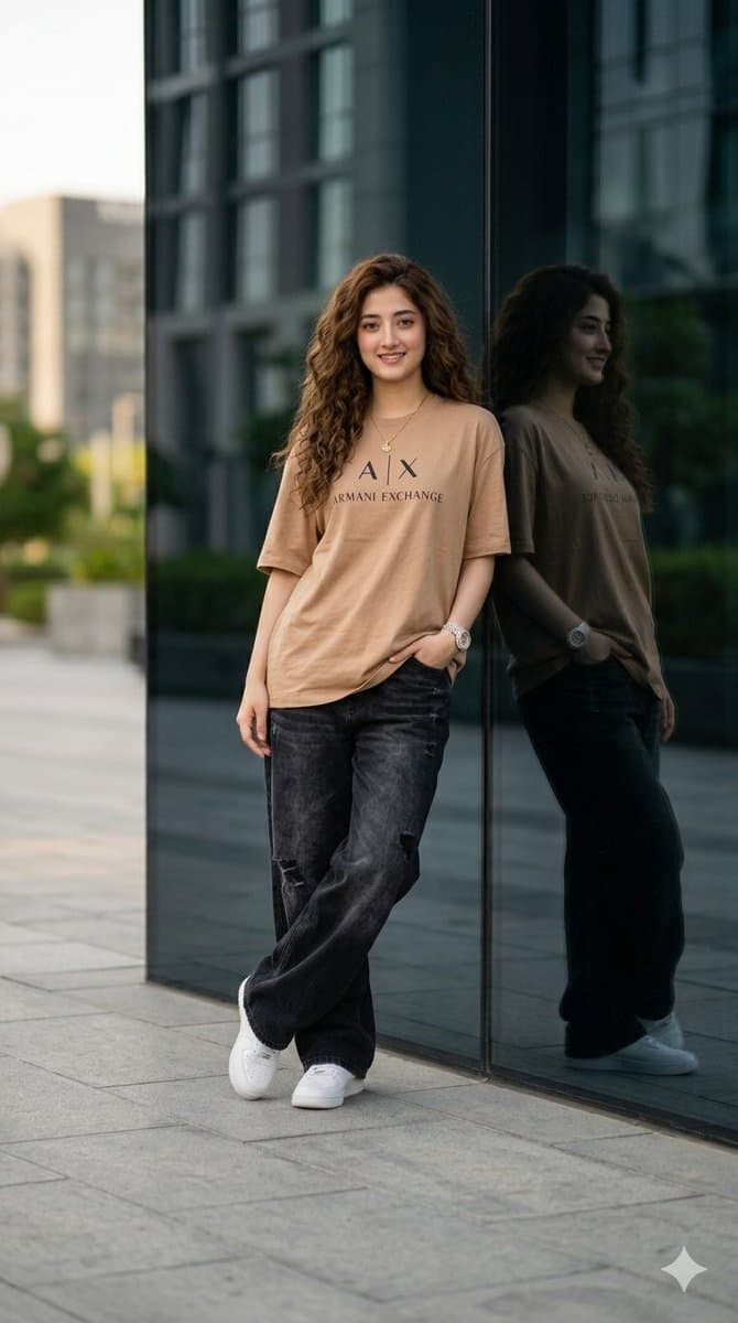 Luxury Street Fashion Portrait — example 1