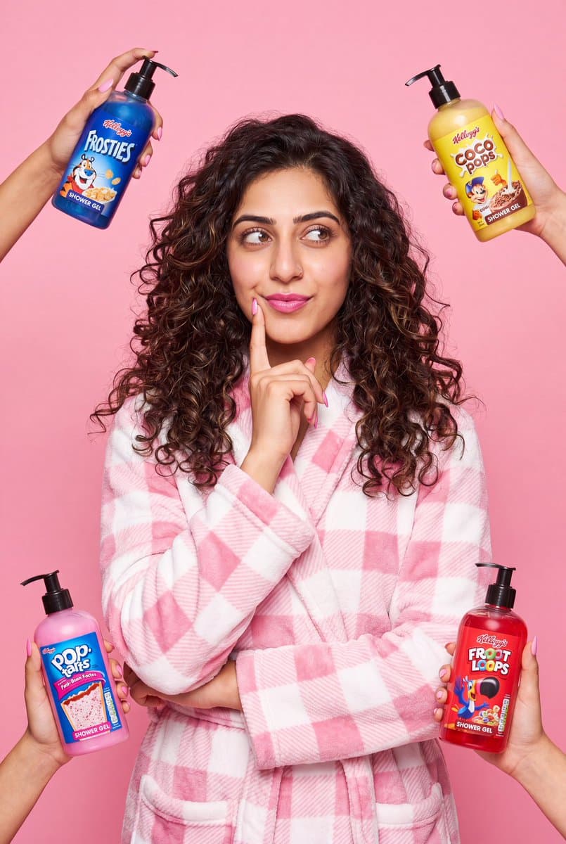Cereal-Themed Commercial Beauty Ad — example 1