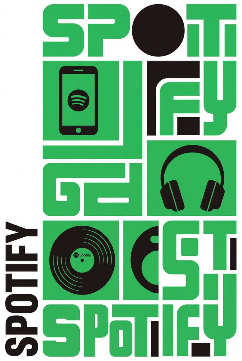 Neo-Constructivist Typographic Brand Poster — example 2