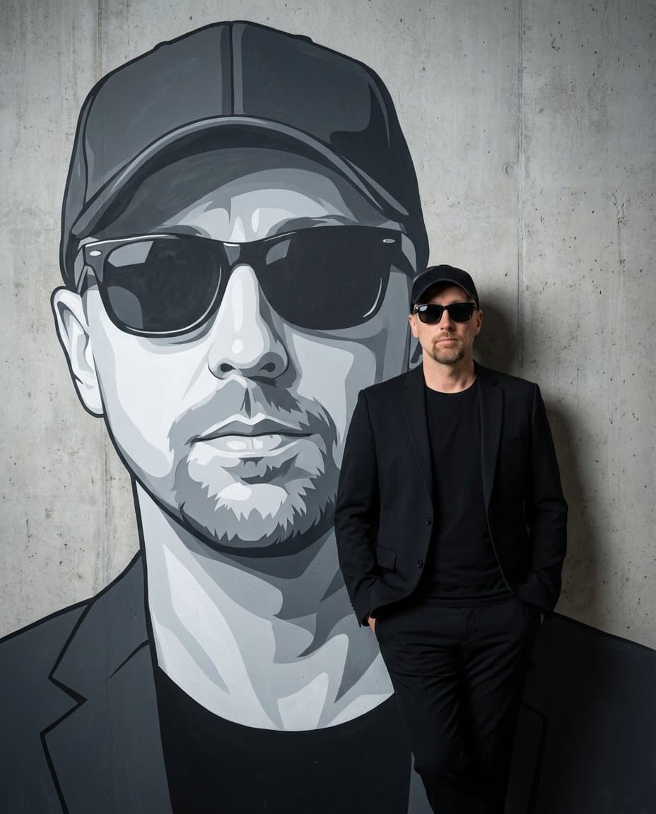 Personalized Mural Studio Portrait — example 1