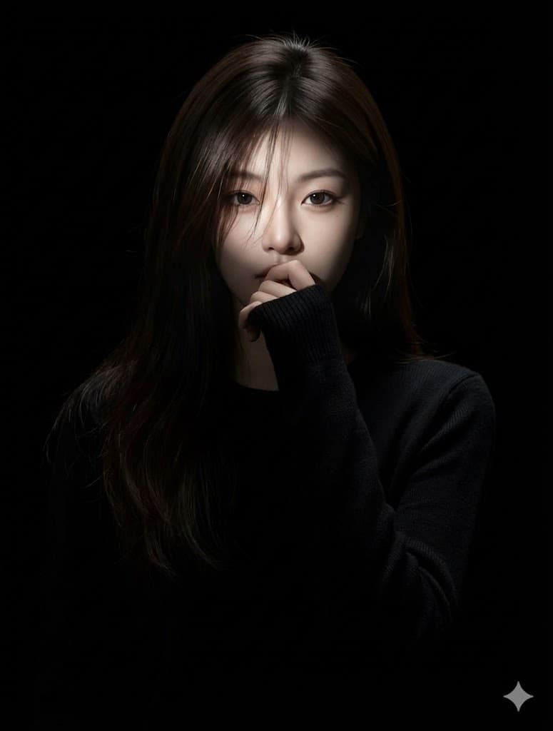 Hyperrealistic Anime Portrait with Split Lighting Prompt — example 1