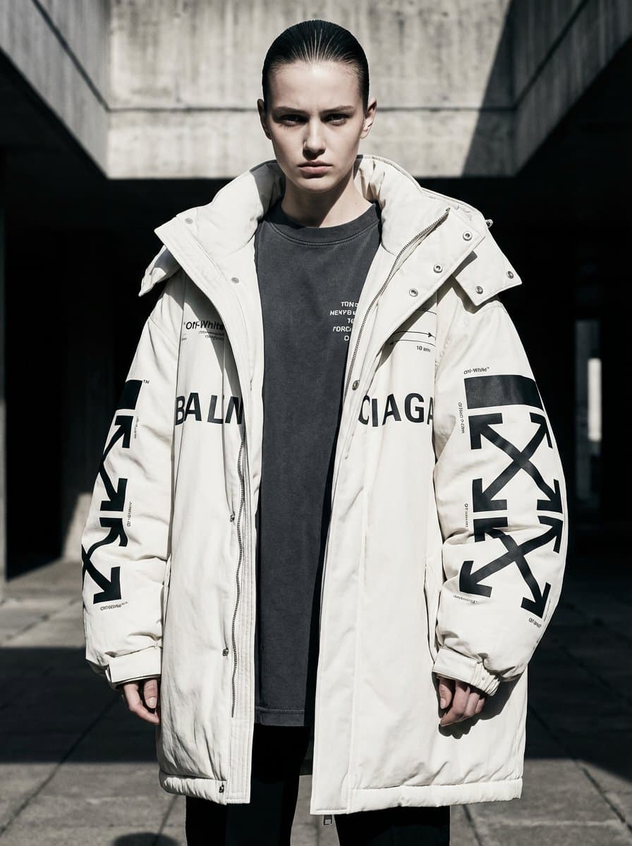 Off-White × Balenciaga Hypebeast Editorial — example 1