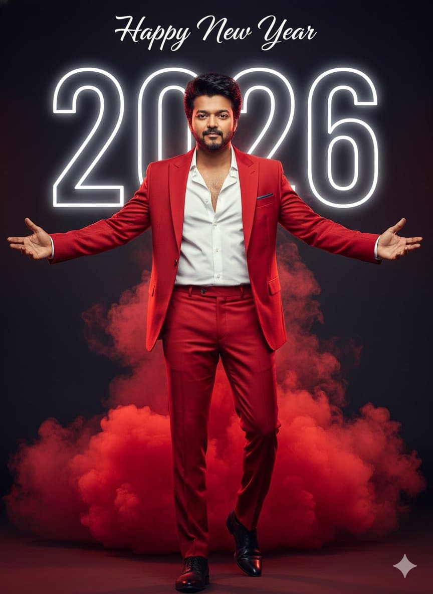 Happy New Year 2026 Cinematic Portrait — example 1