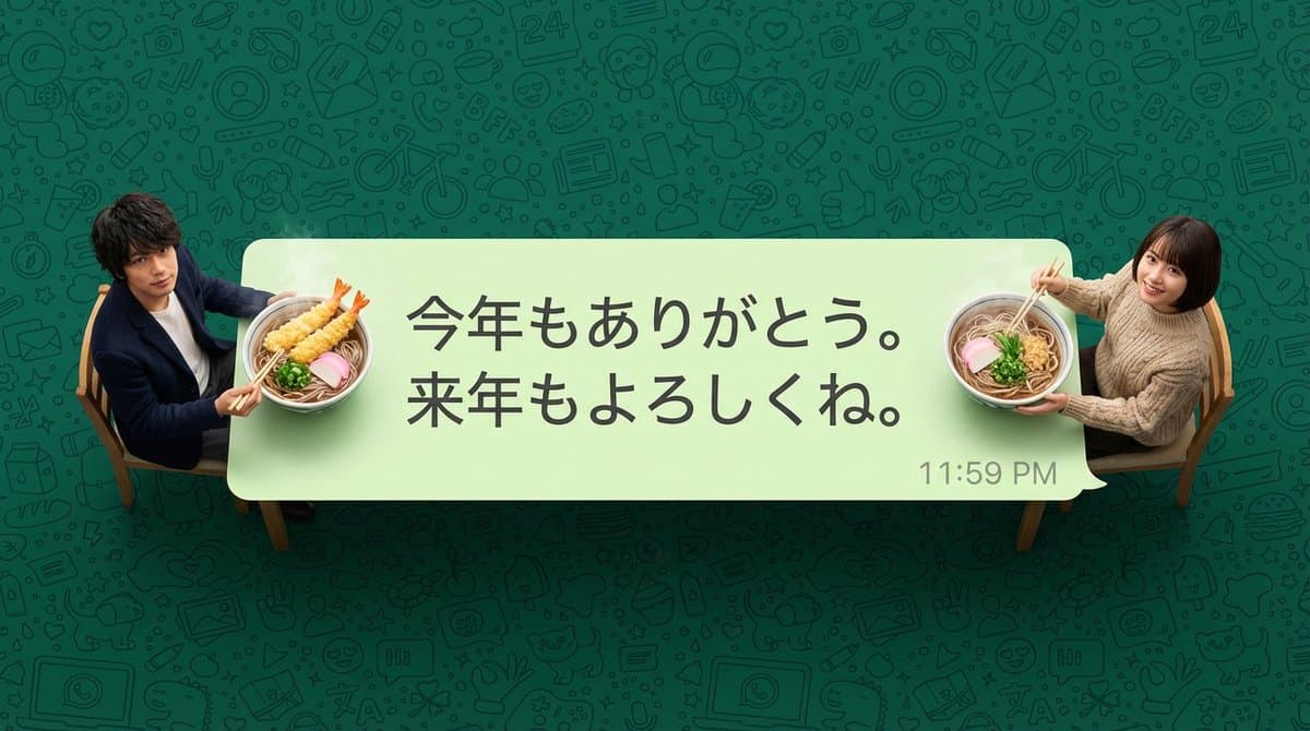 New Year's Soba Message Card Prompt — example 1
