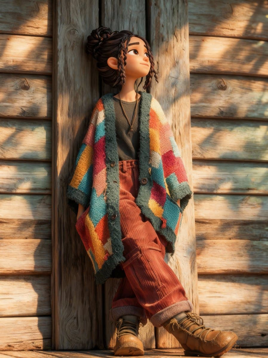 Pixar-Style 3D Girl Illustration Prompts — example 2