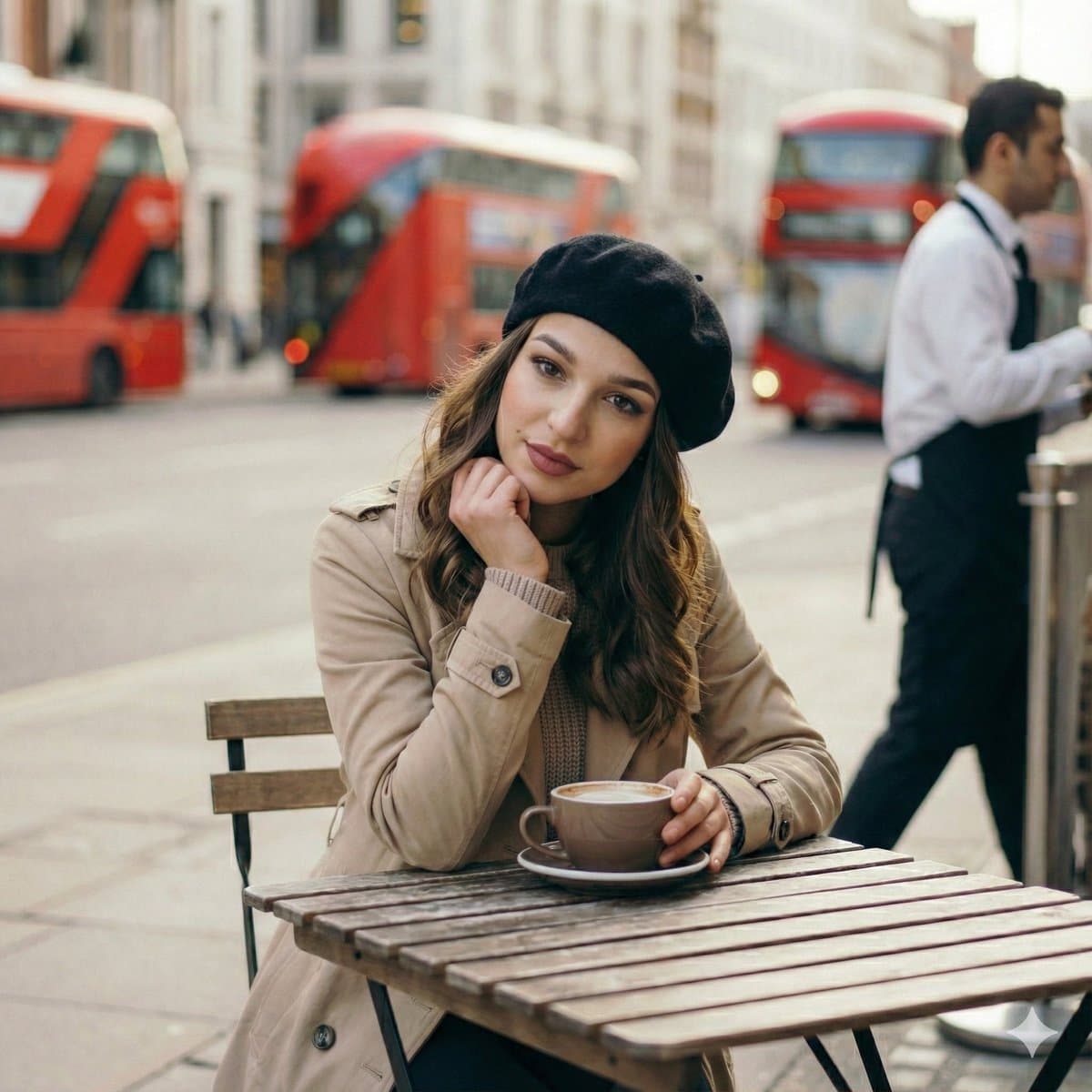 Candid London Cafe Morning Portrait (JSON) — example 2