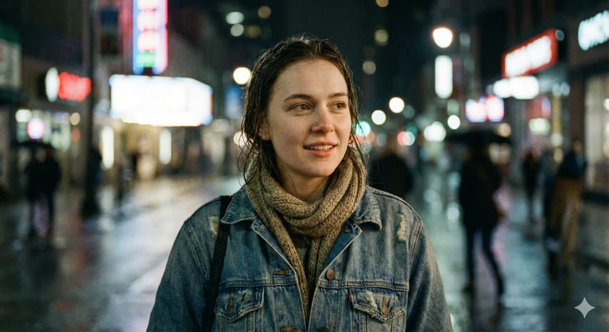 Ultra-Realistic Cinematic Street Portrait — example 1