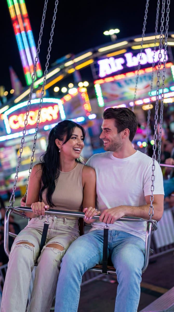 Nano Banana Pro Cinematic Night Romcom Ride Prompt — example 1
