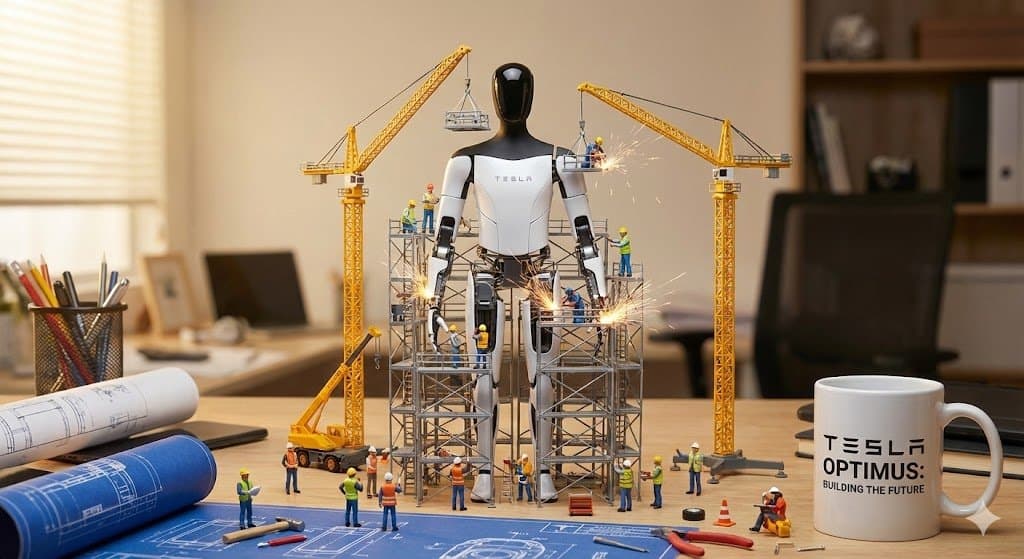 Miniature Construction Site Ad for a Product — example 1
