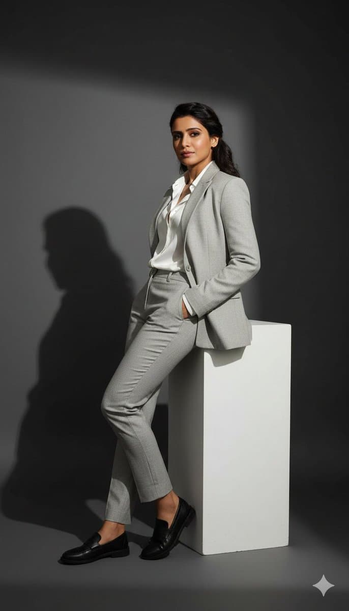 High-Contrast Fashion Editorial Portrait of a Man — example 3