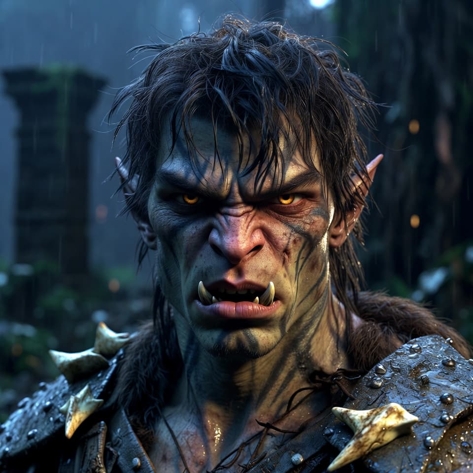 Hyper-Real Orc Realism Test Prompt — example 4