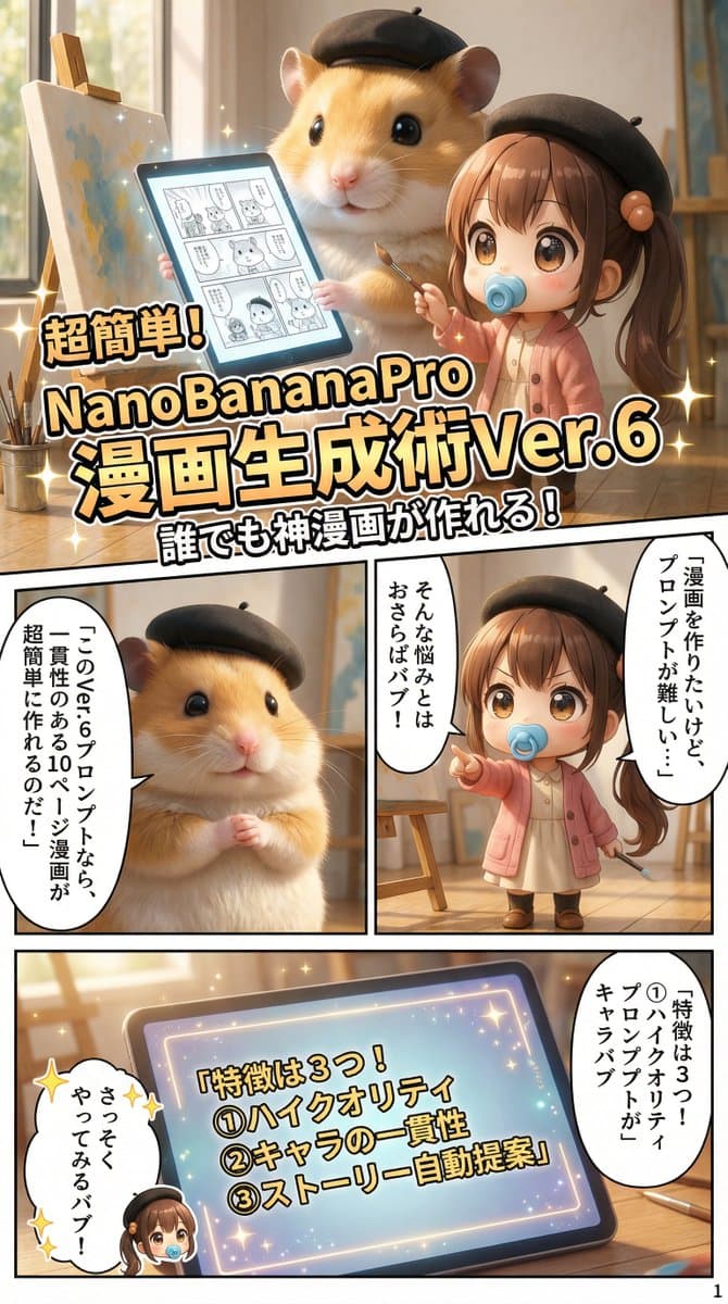 Gemini System Prompt for 10-Page Manga Generation in Nano Banana Pro — example 1