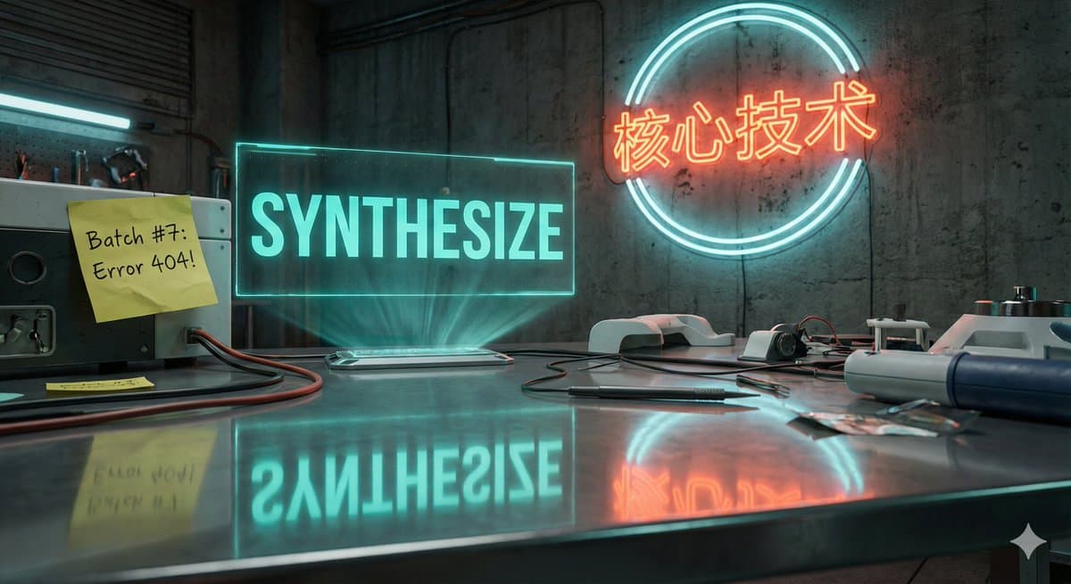 Futuristic Laboratory Text Accuracy Test Prompt — example 1