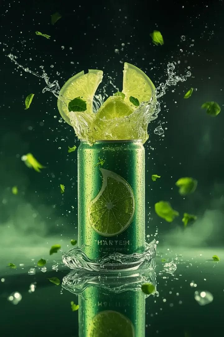 Ultra-Cinematic Beverage Advertising Shot — example 4