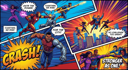 High-Energy, Print-Ready Comic Art Prompt — example 3