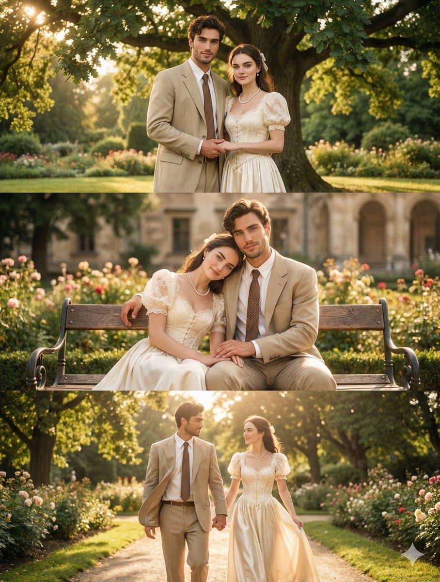 Couple Photo Transformation Prompts (Wedding/Pre-Wedding) — example 3