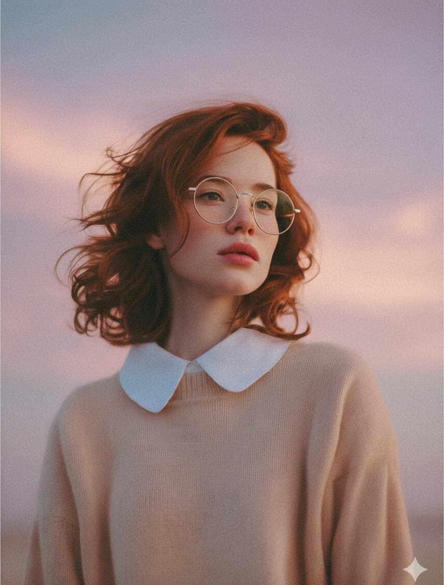 Photorealistic Portrait Prompt (Young Woman) — example 1