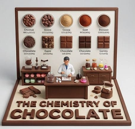 Culinary Science Diorama: The Chemistry of Chocolate — example 2
