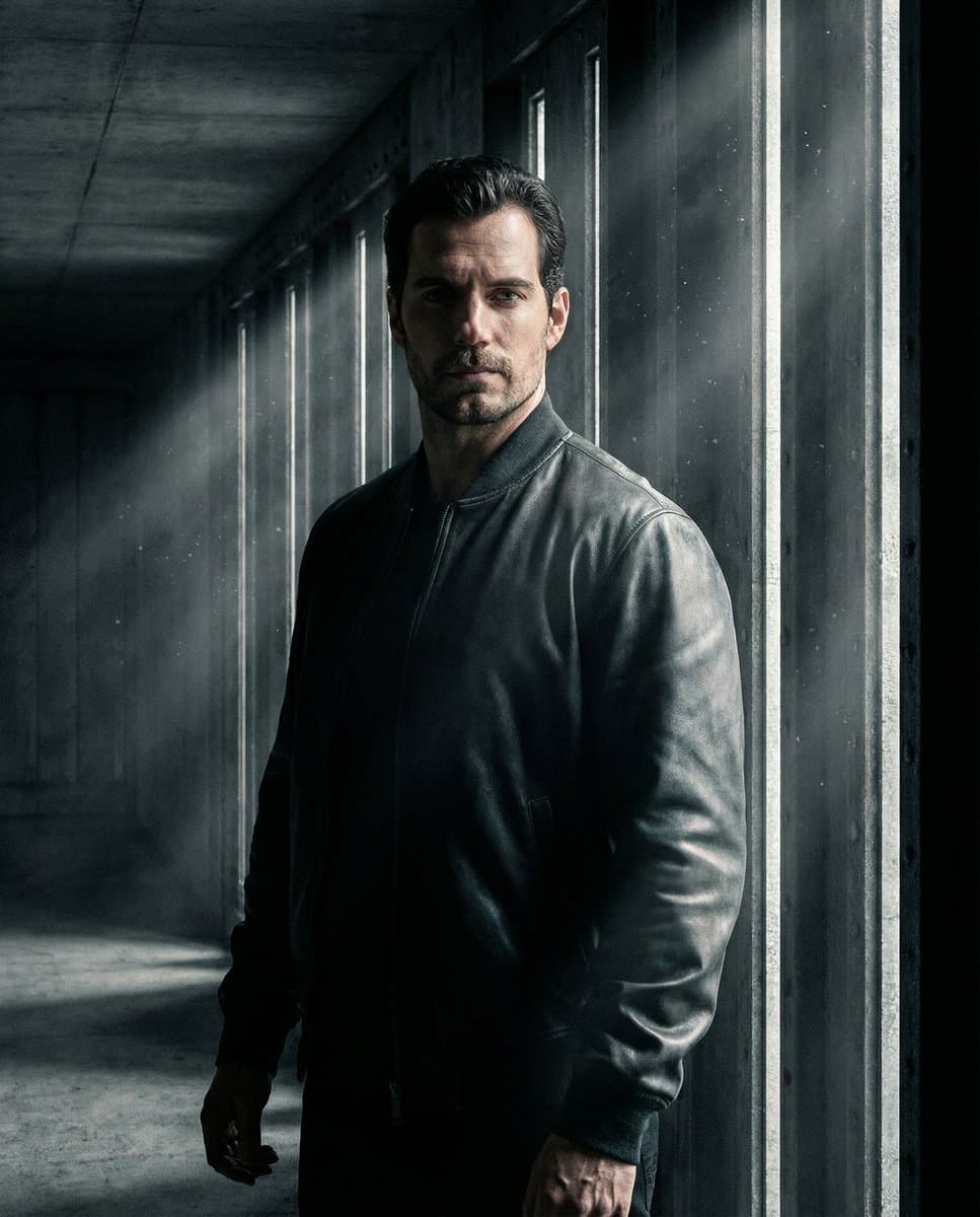 Moody Underground Corridor Portrait — example 1
