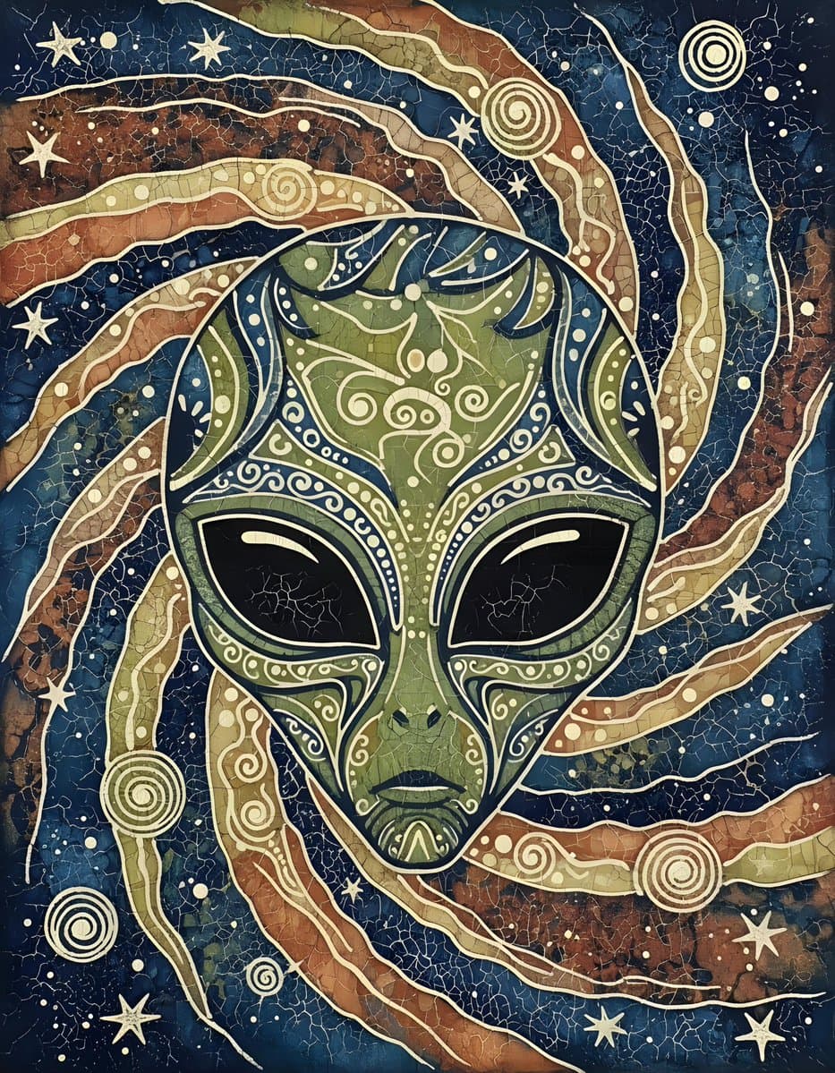 Batik Style Image Generation Prompt — example 1