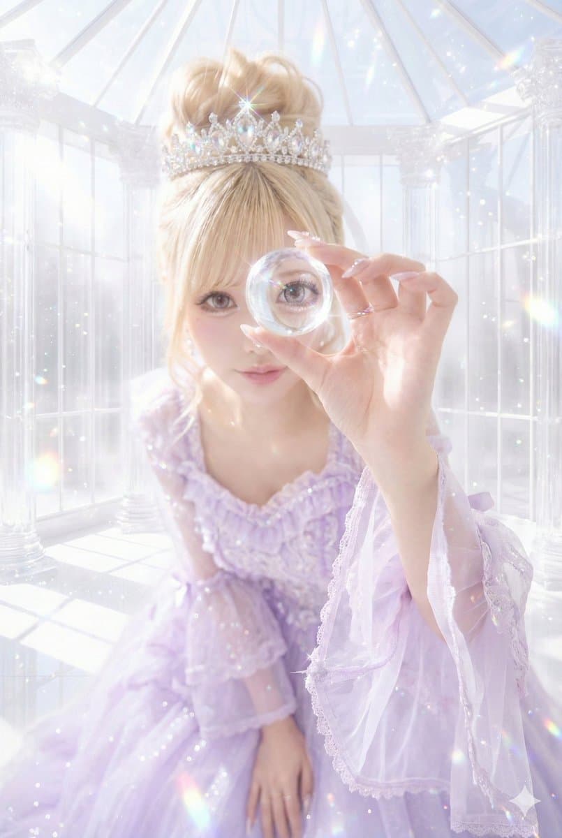 Reflected World in a Glass Sphere Prompt — example 1