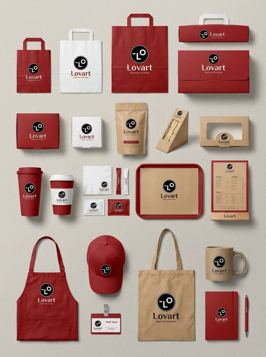 Flagship Brand Identity Mockup (Nano Banana Pro) — example 1