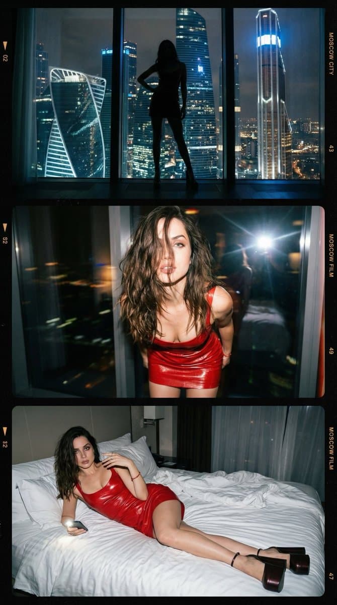 Ana de Armas Nightlife Collage — example 1