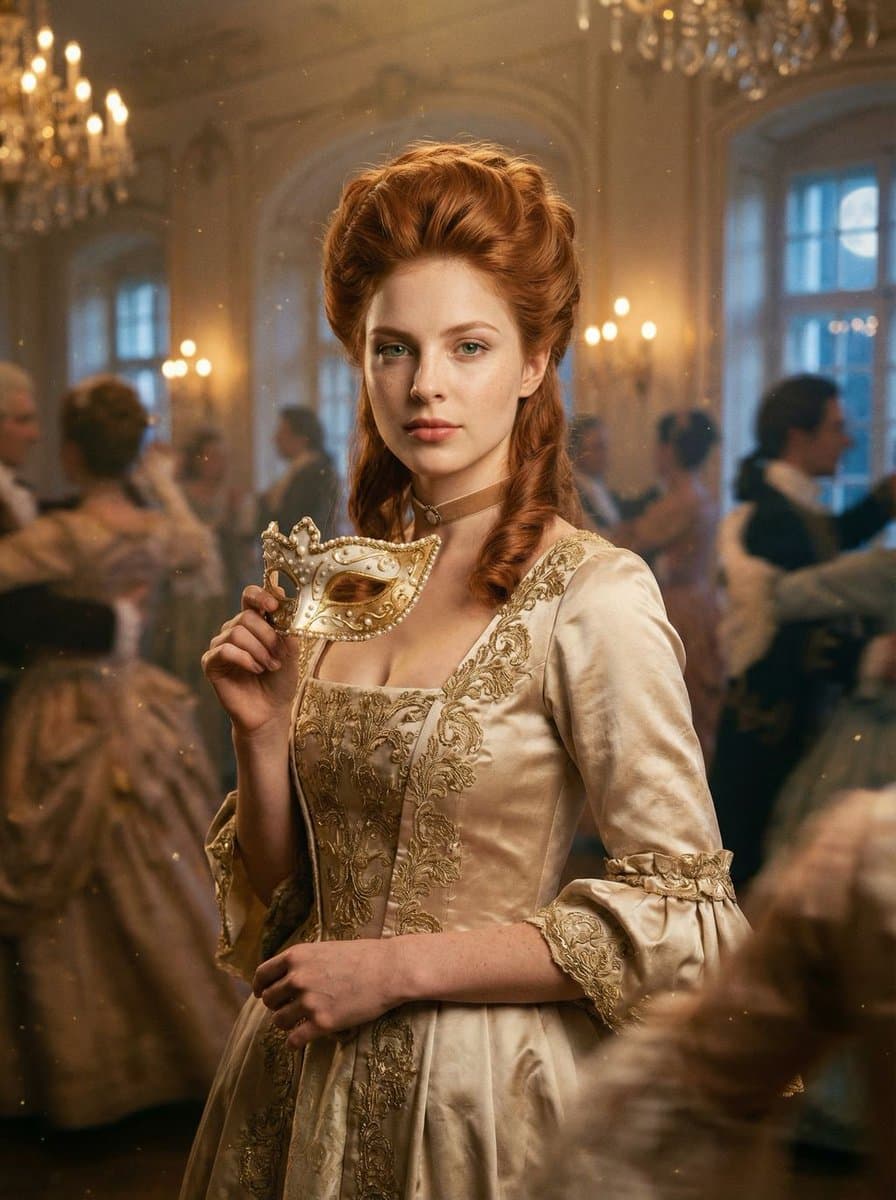 Rococo Masquerade Ball Editorial — example 2