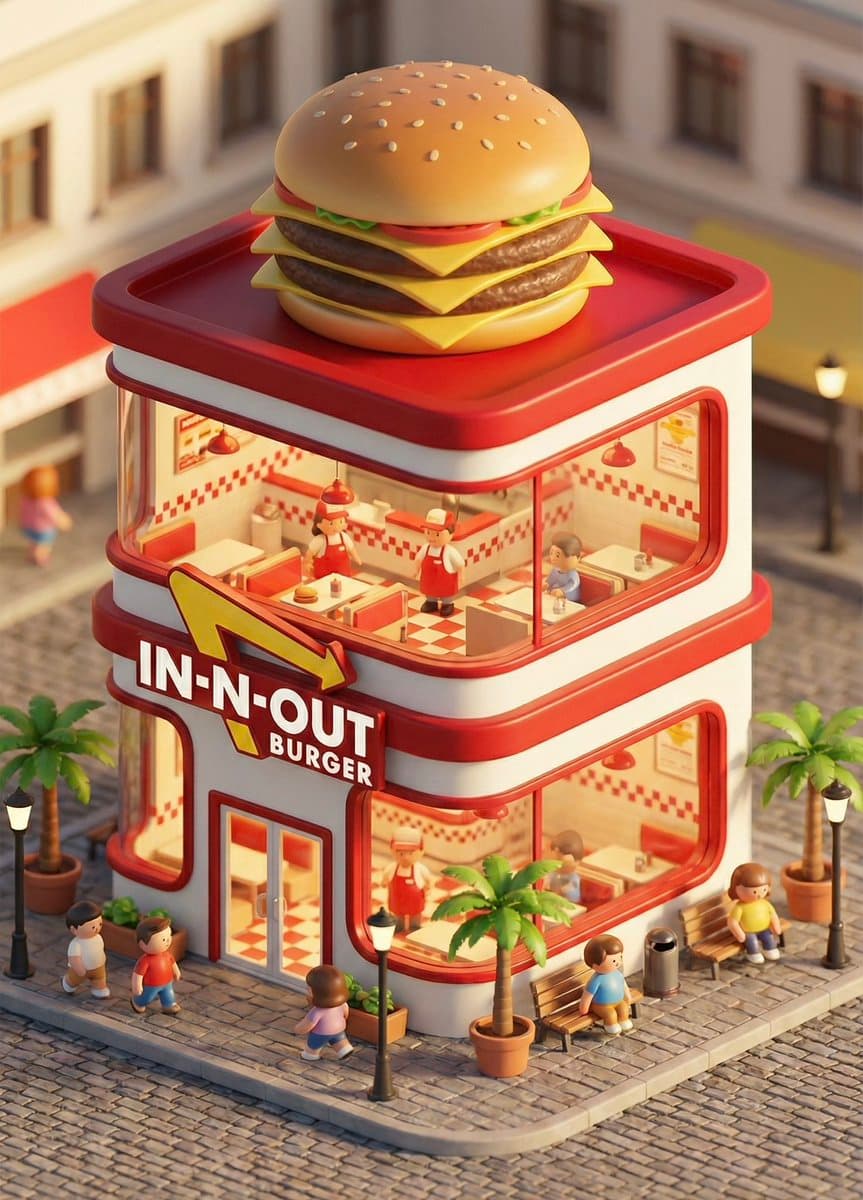 3D chibi concept store brand prompt — example 1