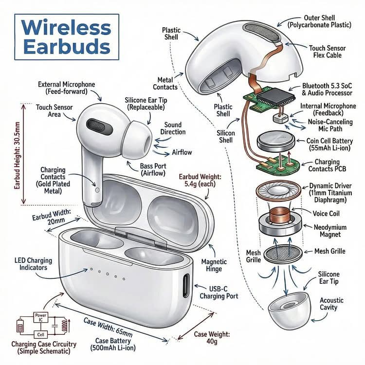 Technical Infographic Overlay on a Photorealistic Object — example 3