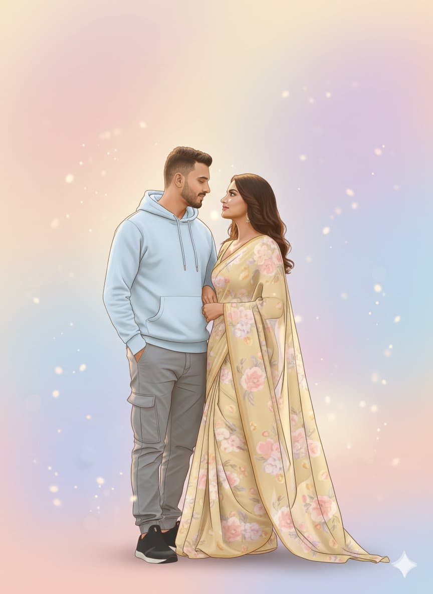 Romantic Pastel Illustration with Strict Identity Lock — example 4
