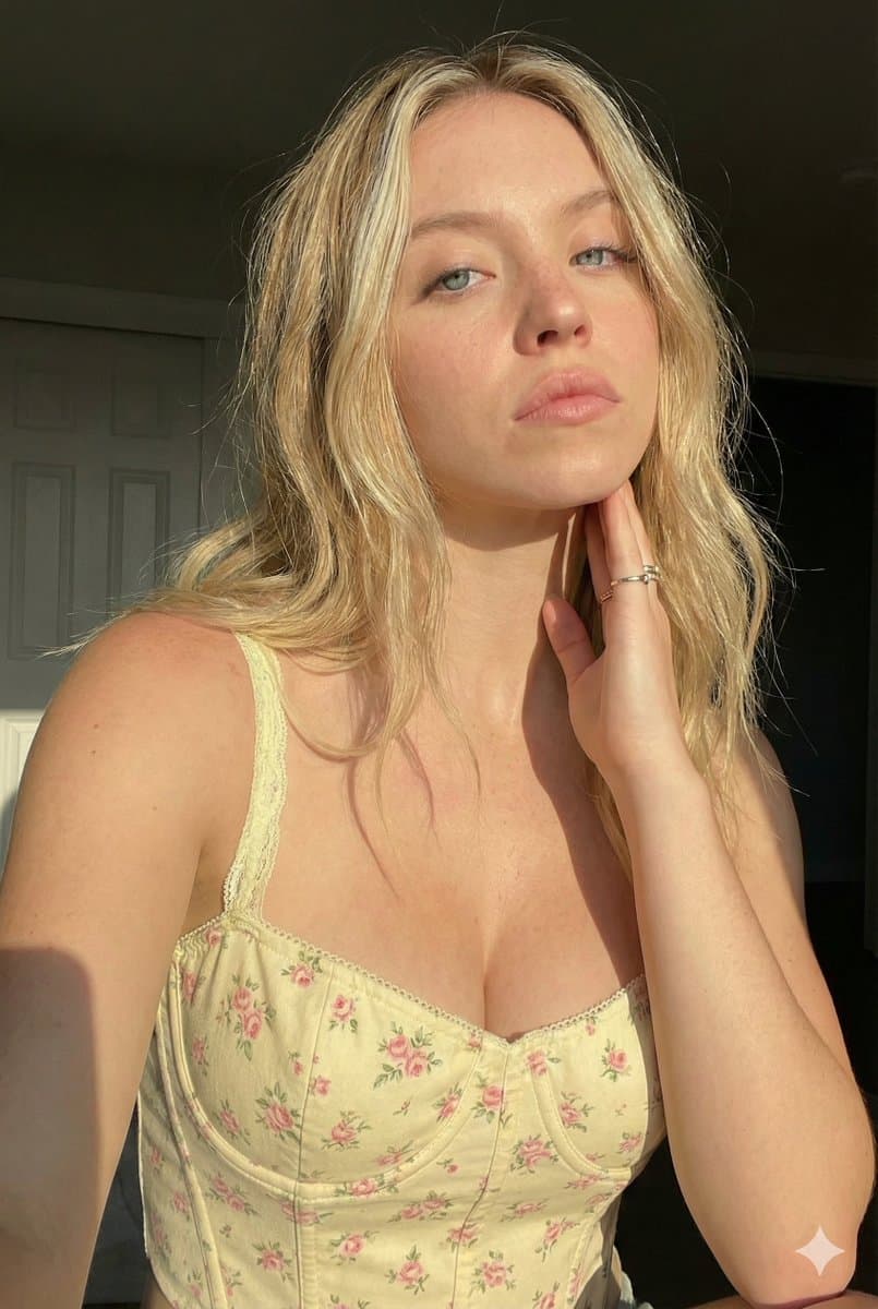Golden Hour Freckled Portrait with Shallow Depth of Field — example 2