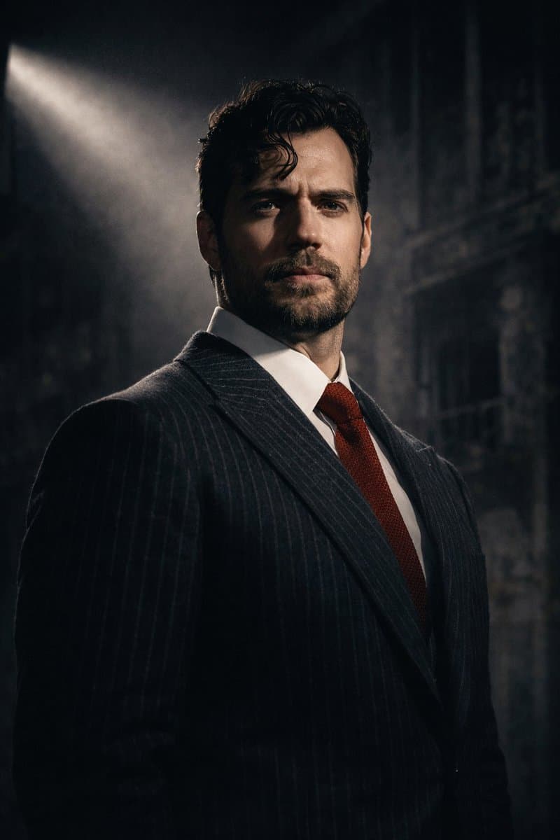 Dramatic Cinematic Low-Angle Portrait Prompt (Reference Image Required) — example 2