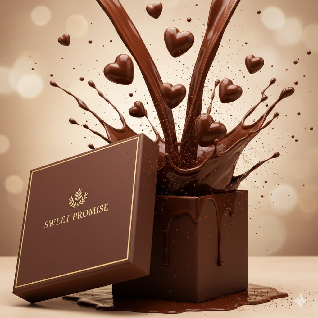 Sensual Luxury Chocolate Commercial Scene — example 1