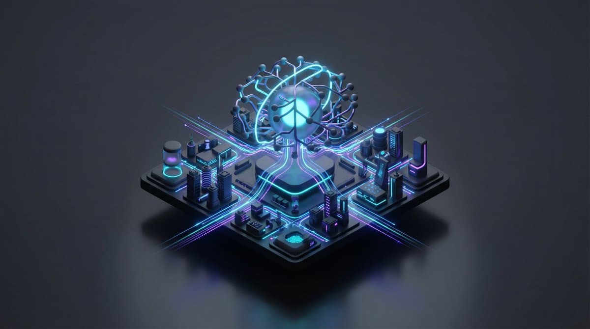 Stylized Tech Illustration Template — example 3