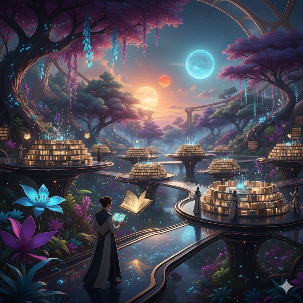 Futuristic and Underwater Scene Concepts — example 1