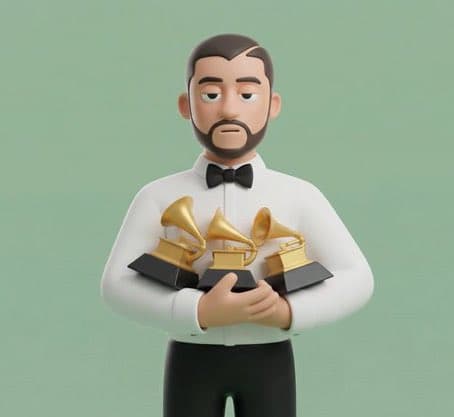 JSON Prompt for Stylized 3D Character Render (Minimal Cartoon) — example 1