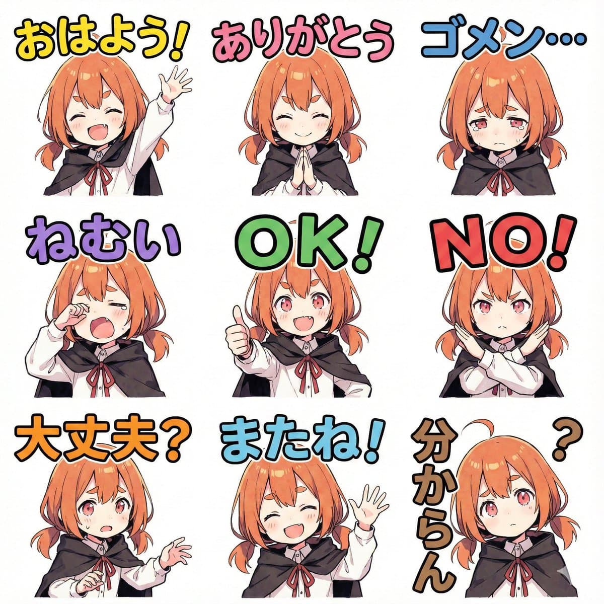 LINE Sticker Generation Prompt — example 2