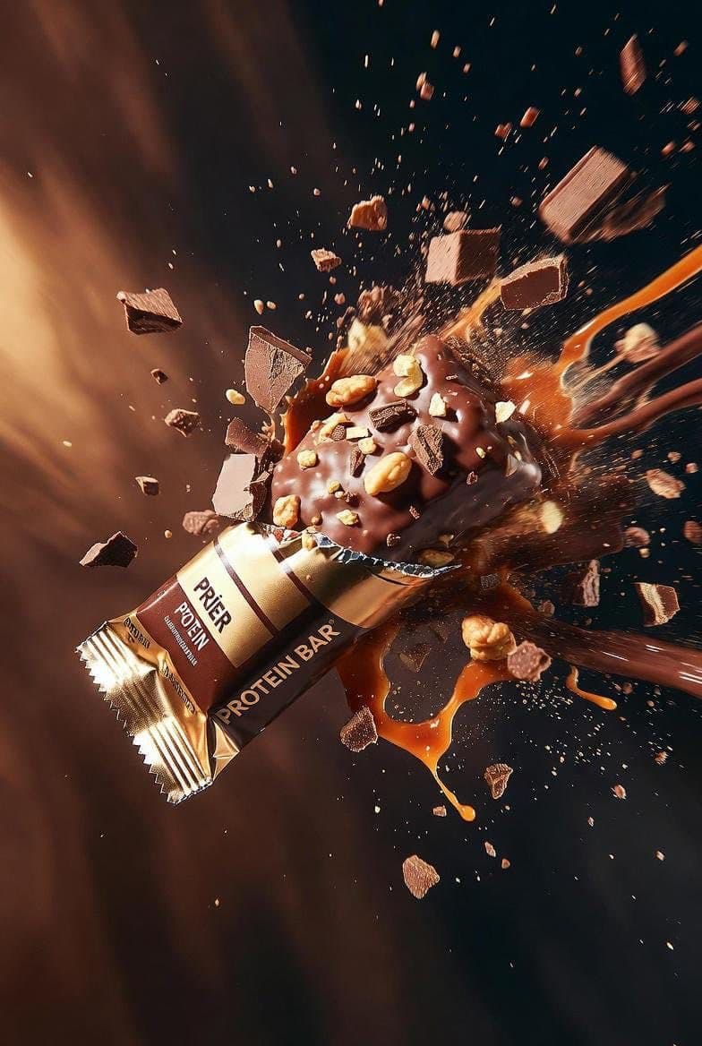 Ultra-cinematic Protein Bar Product Photography — example 2